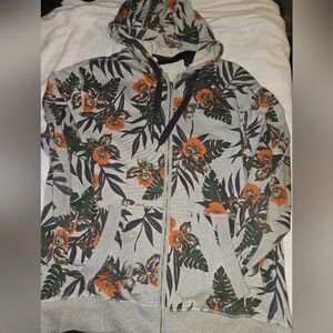 Sean John Light Gray Hoodie 2XL